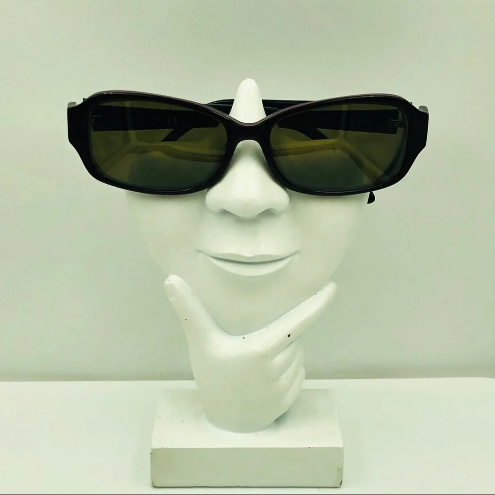 Brown Oval Sunglasses Frames